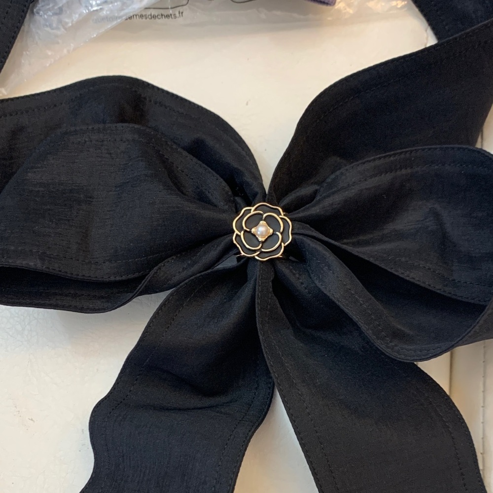 Scarf ring Black NWT